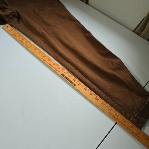 Democracy Women’s 14 Brown Ab Technology High Rise Stretch Utility Ankle Pants - Picture 12 of 14